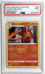 V1039: 2020: CHARIZARD-HOLO: SWSH066: PRERELEASE: PSA 9: MINT: 87502234